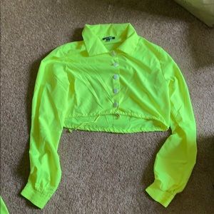 FashionNova Neon Yellow Top